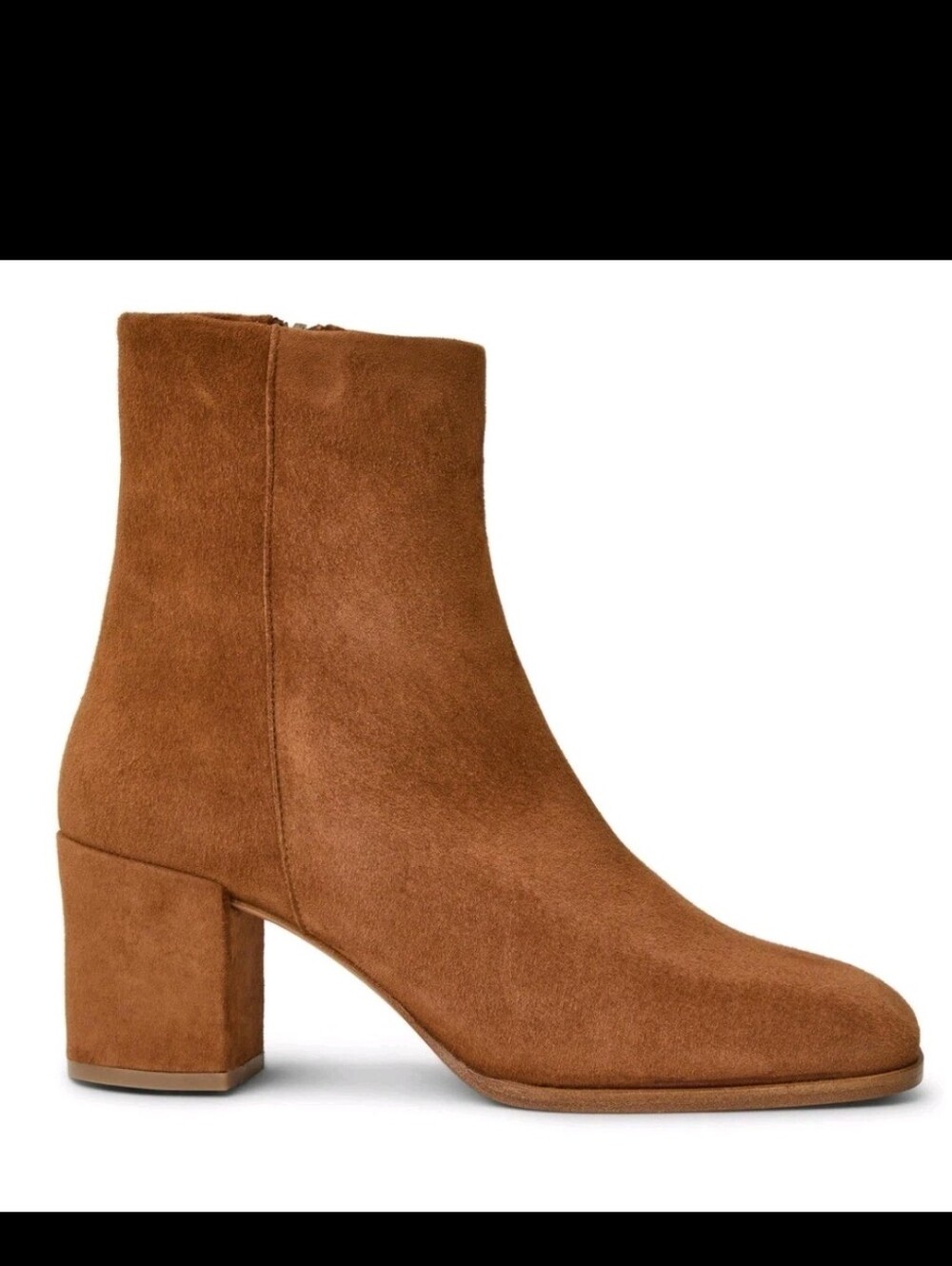 Bruno Magli Suede Ankle Boots in Camel Brown
